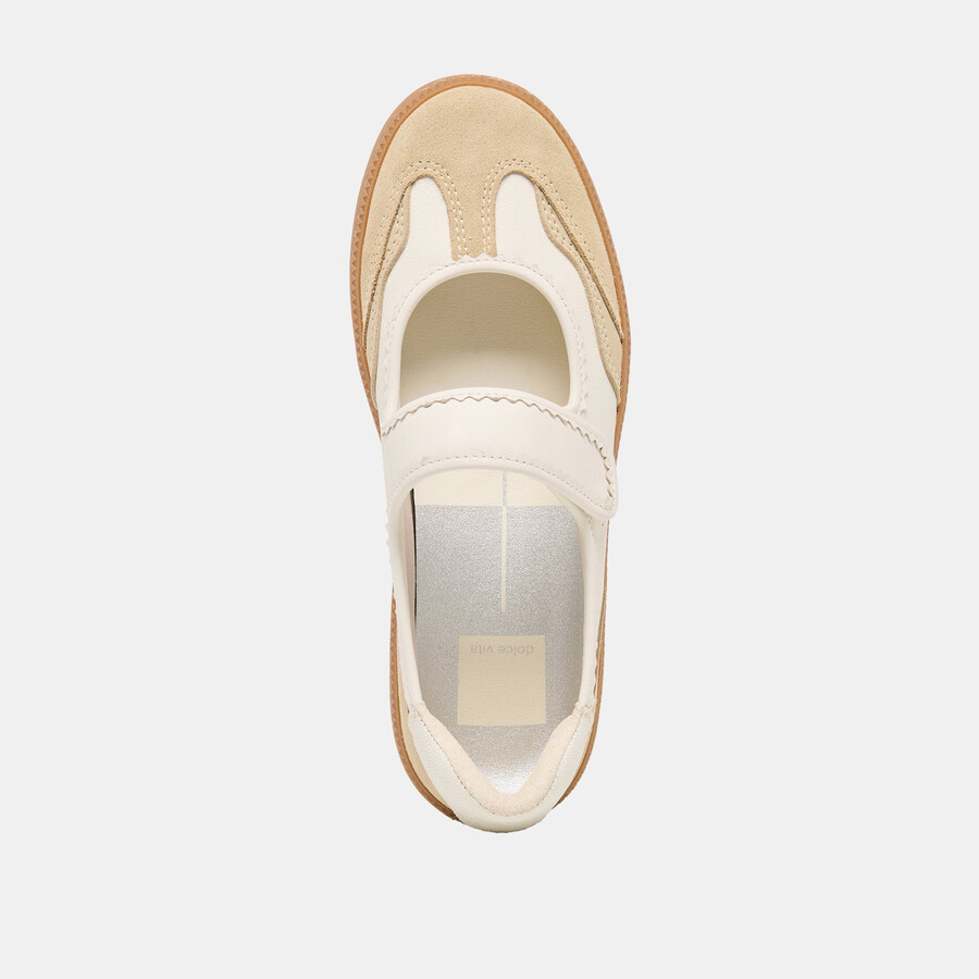 nanet sneakers elfenbein multi leder
