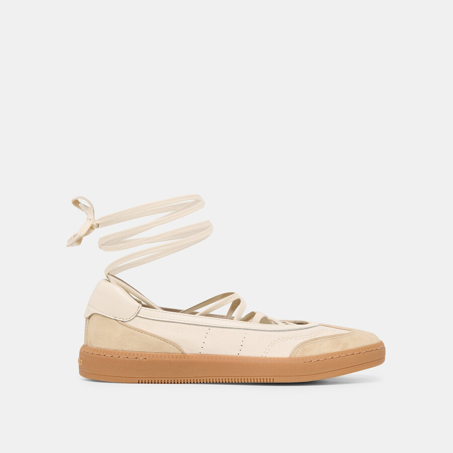 nyomie sneakers elfenbein multi leder