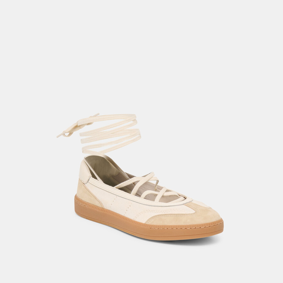 nyomie sneakers elfenbein multi leder