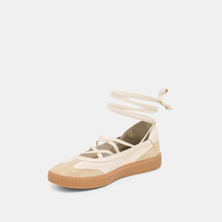 nyomie sneakers elfenbein multi leder