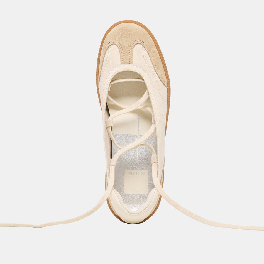 nyomie sneakers elfenbein multi leder