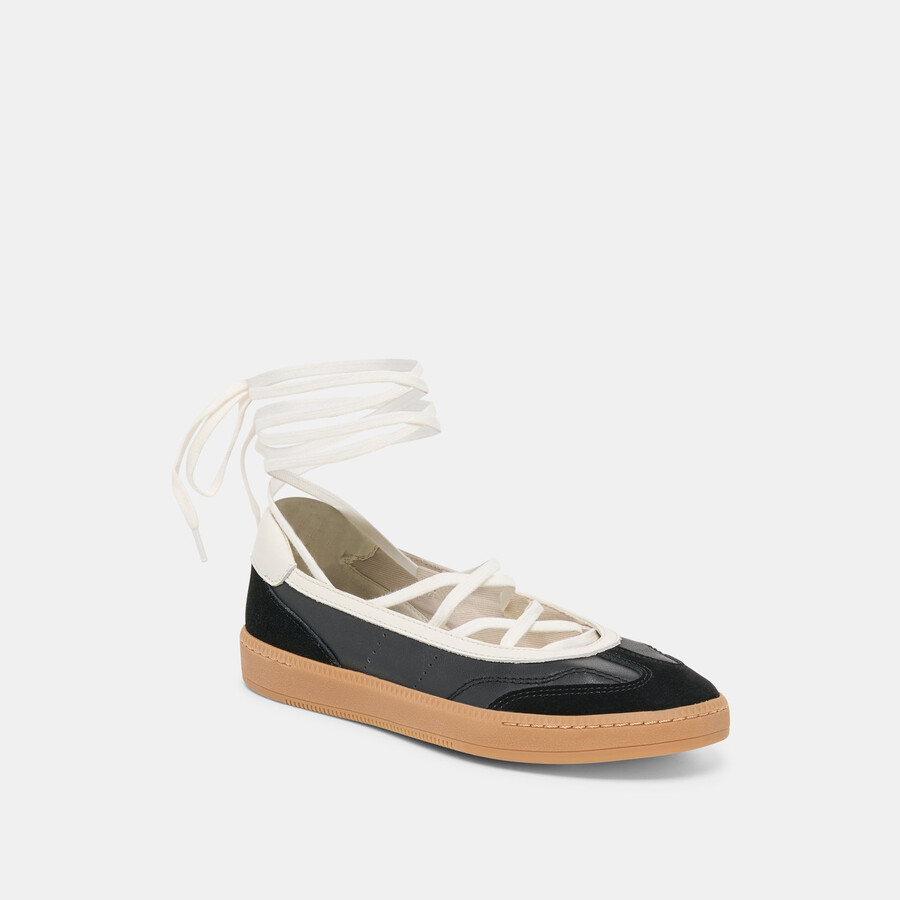 nyomie sneakers schwarzes leder