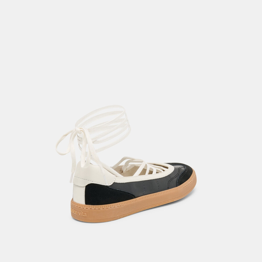 nyomie sneakers schwarzes leder