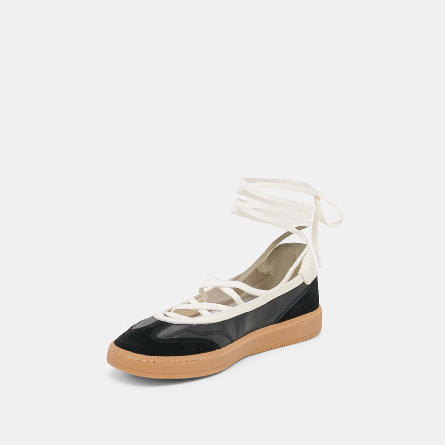 nyomie sneakers schwarzes leder