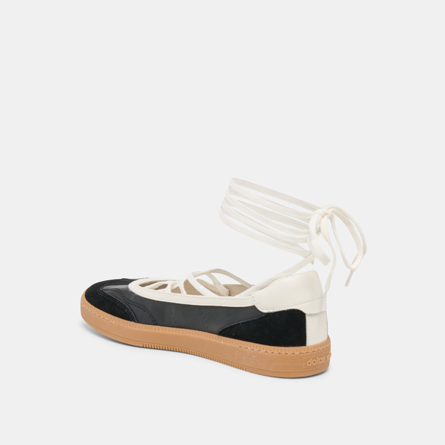 nyomie sneakers schwarzes leder