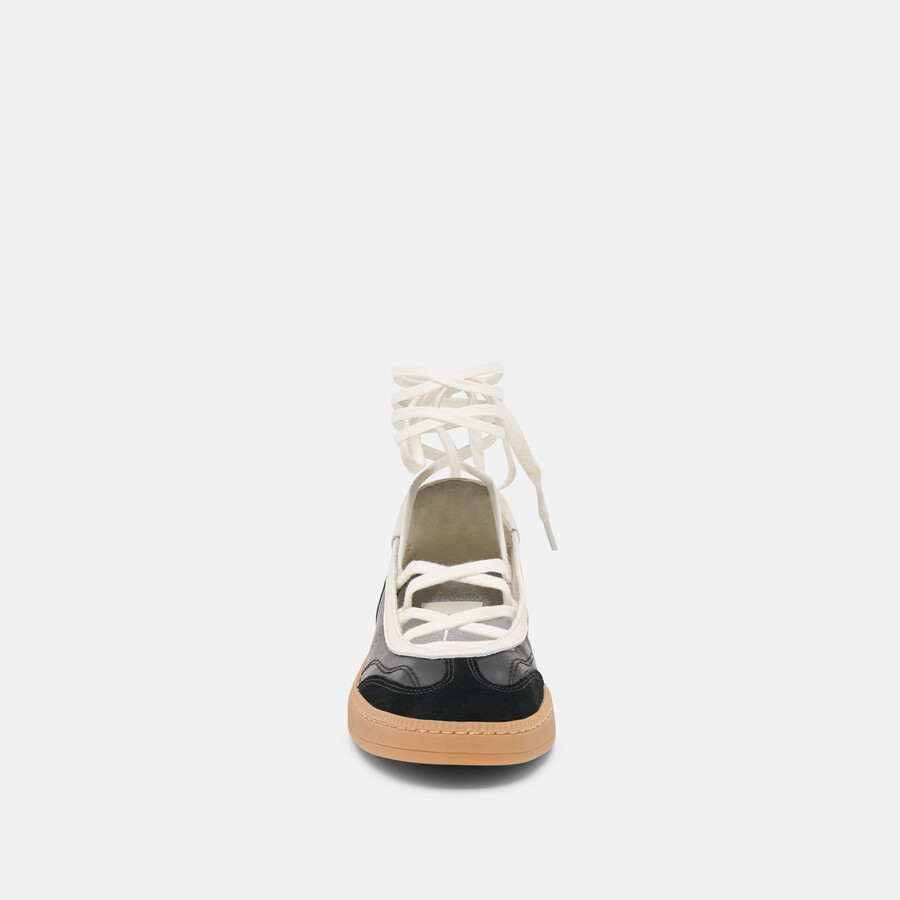 nyomie sneakers schwarzes leder