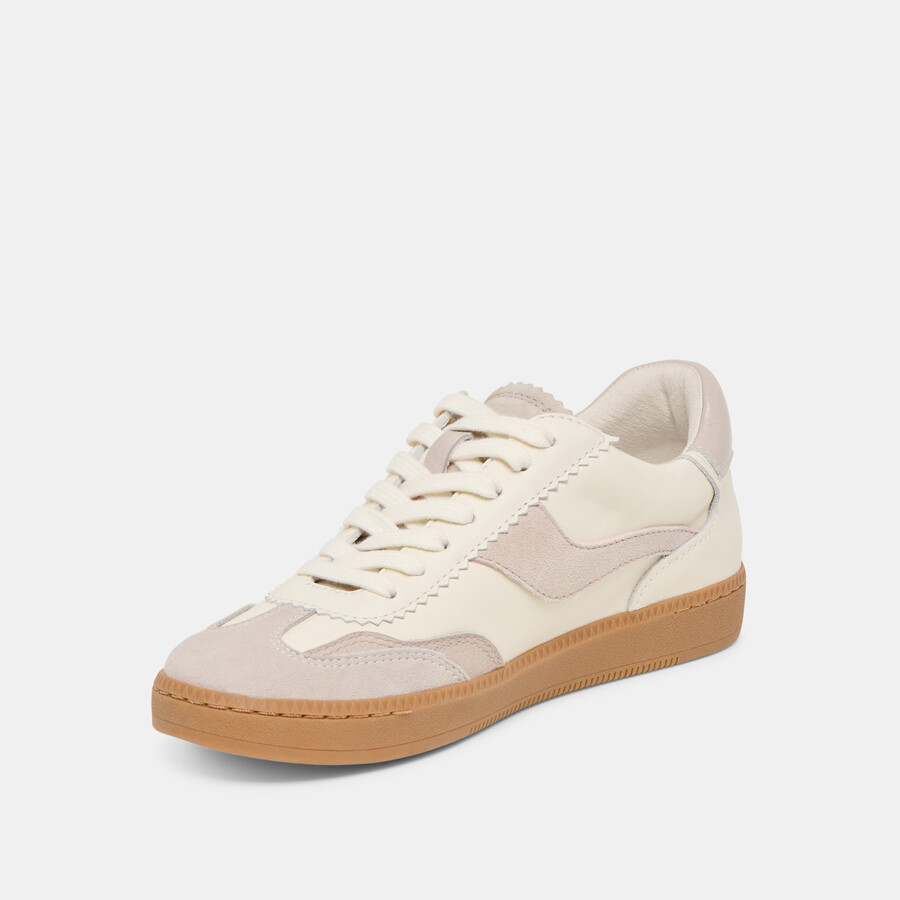 notice sneakers grau-weiß leder