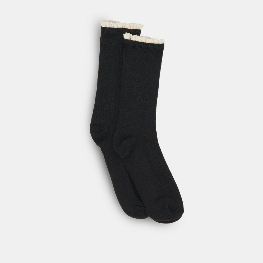 2er-pack prairie-socken schwarz-burgund