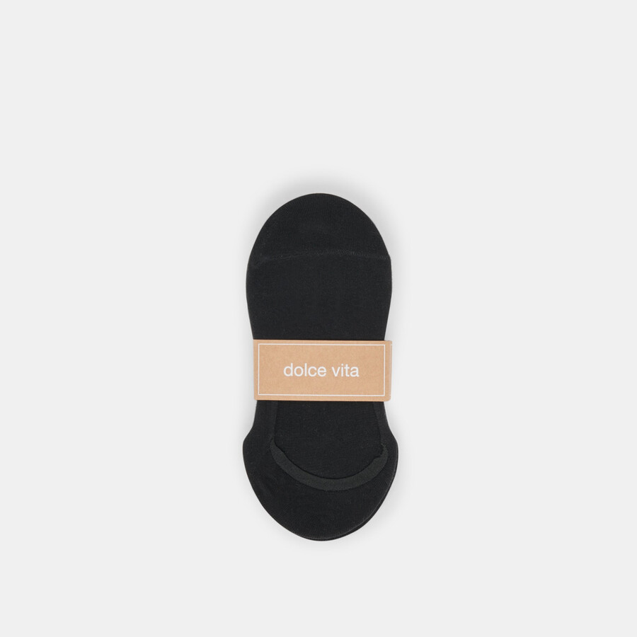 4er-pack unsichtbare socken schwarz-weiß