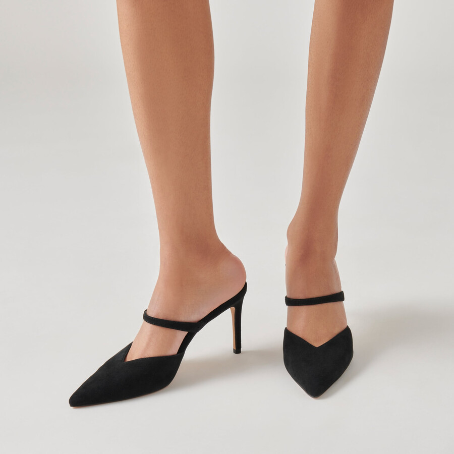 kanika heels onyx wildleder