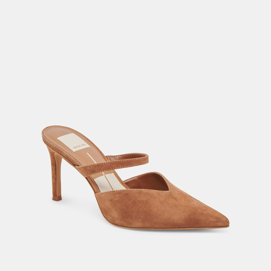 kanika heels pecan wildleder
