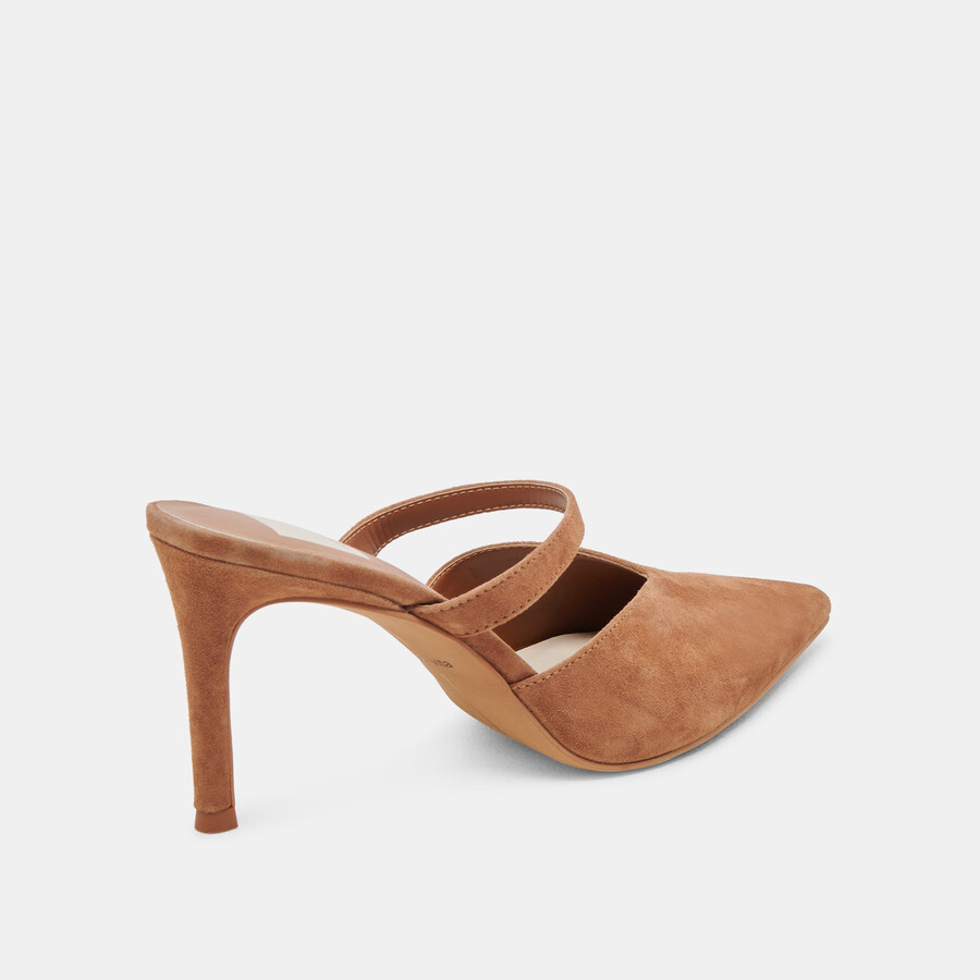 kanika heels pecan wildleder