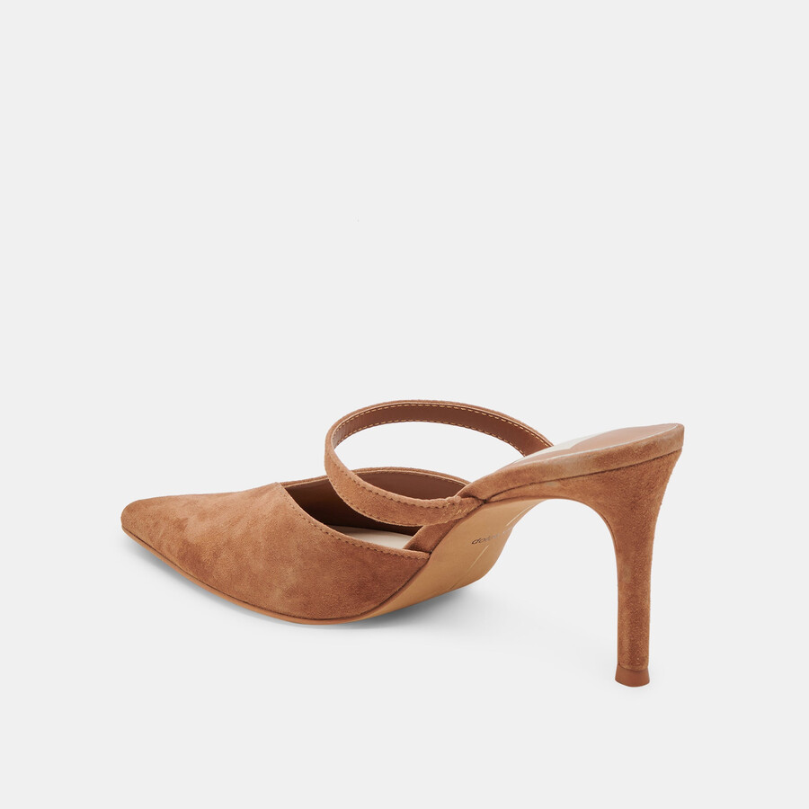 kanika heels pecan wildleder