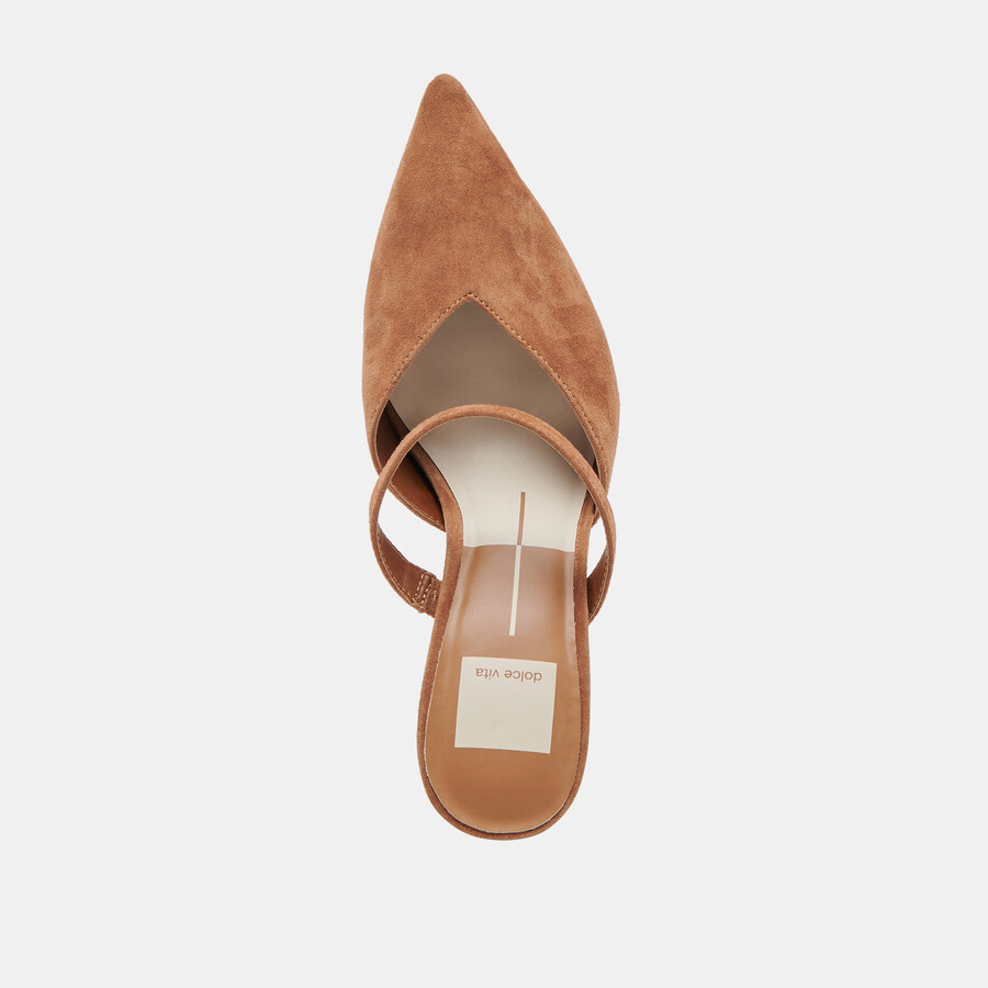 kanika heels pecan wildleder
