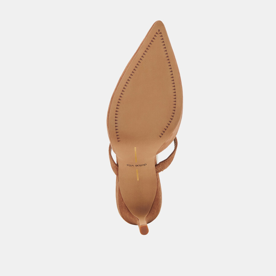 kanika heels pecan wildleder