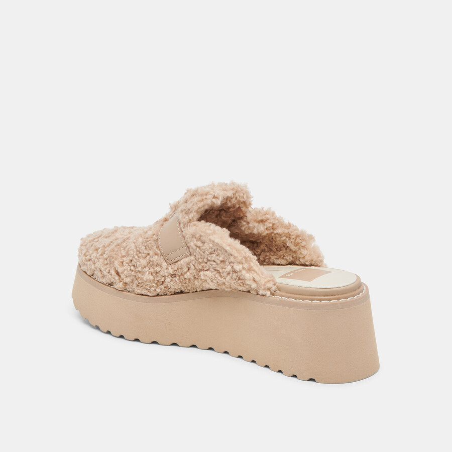 lelani plüsch-ballerinas aus naturplüsch