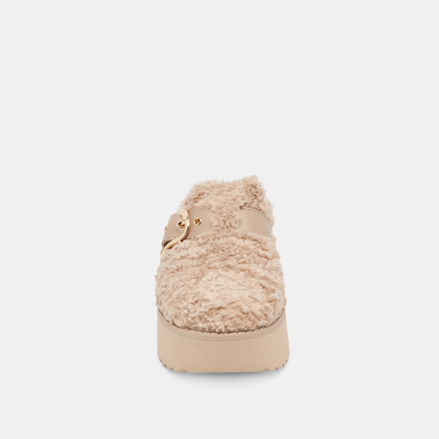 lelani plüsch-ballerinas aus naturplüsch