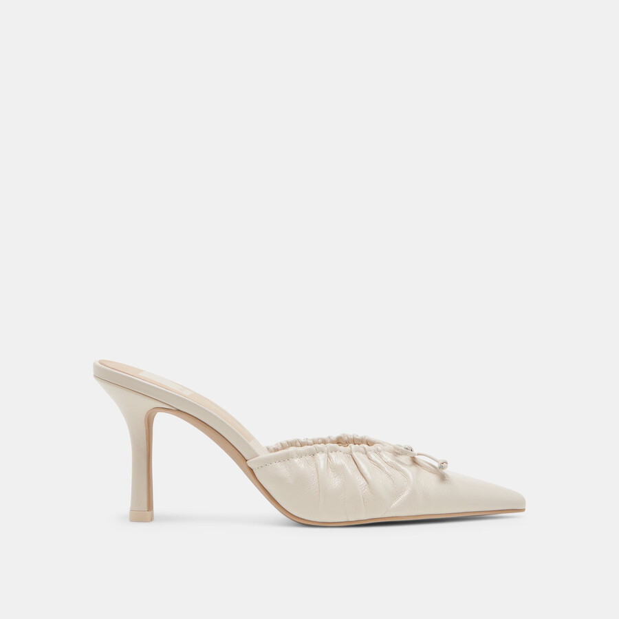 kairi heels elfenbein crinkle lackleder