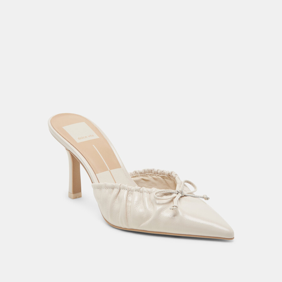kairi heels elfenbein crinkle lackleder