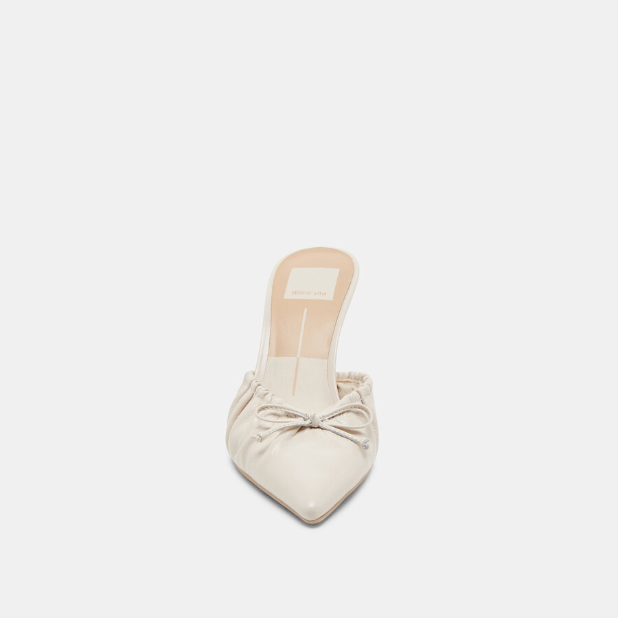 kairi heels elfenbein crinkle lackleder