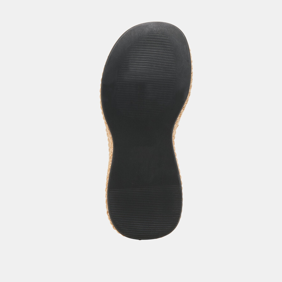 skylar wedges schwarzes leder