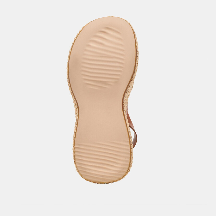 skylar keilschuhe aus braunem leder