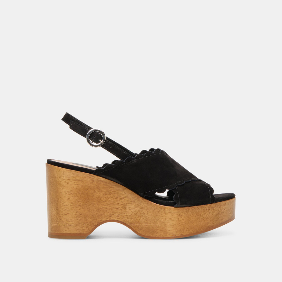 dilion wedges schwarzes nubuk