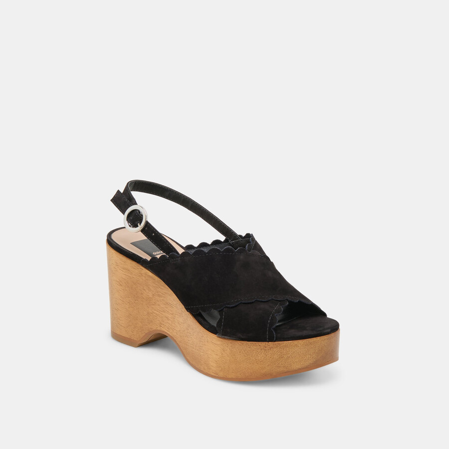 dilion wedges schwarzes nubuk