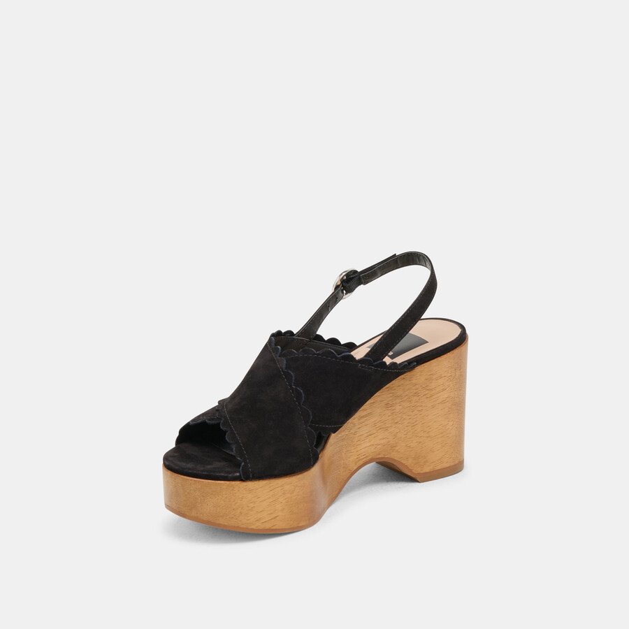 dilion wedges schwarzes nubuk