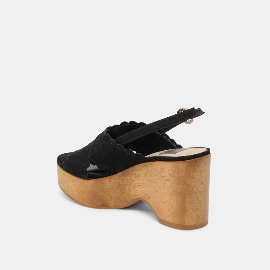 dilion wedges schwarzes nubuk