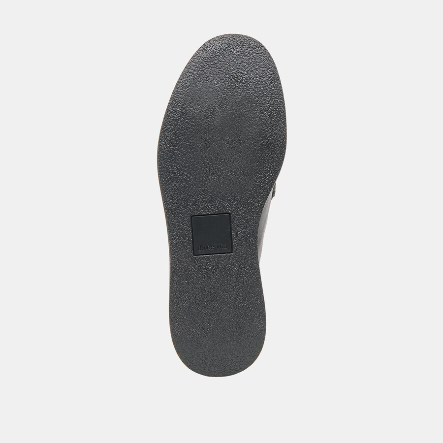 dorrel loafer aus schwarzem leder