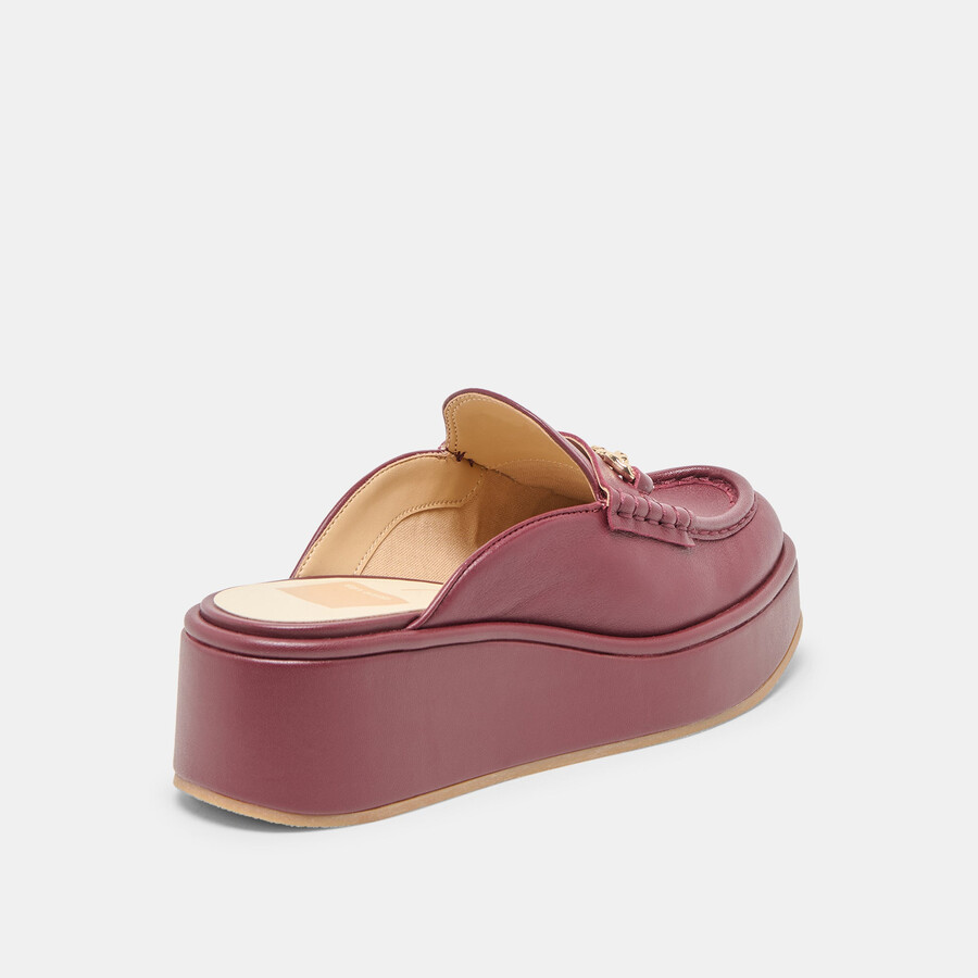 dorrel loafer bordeauxrotes leder