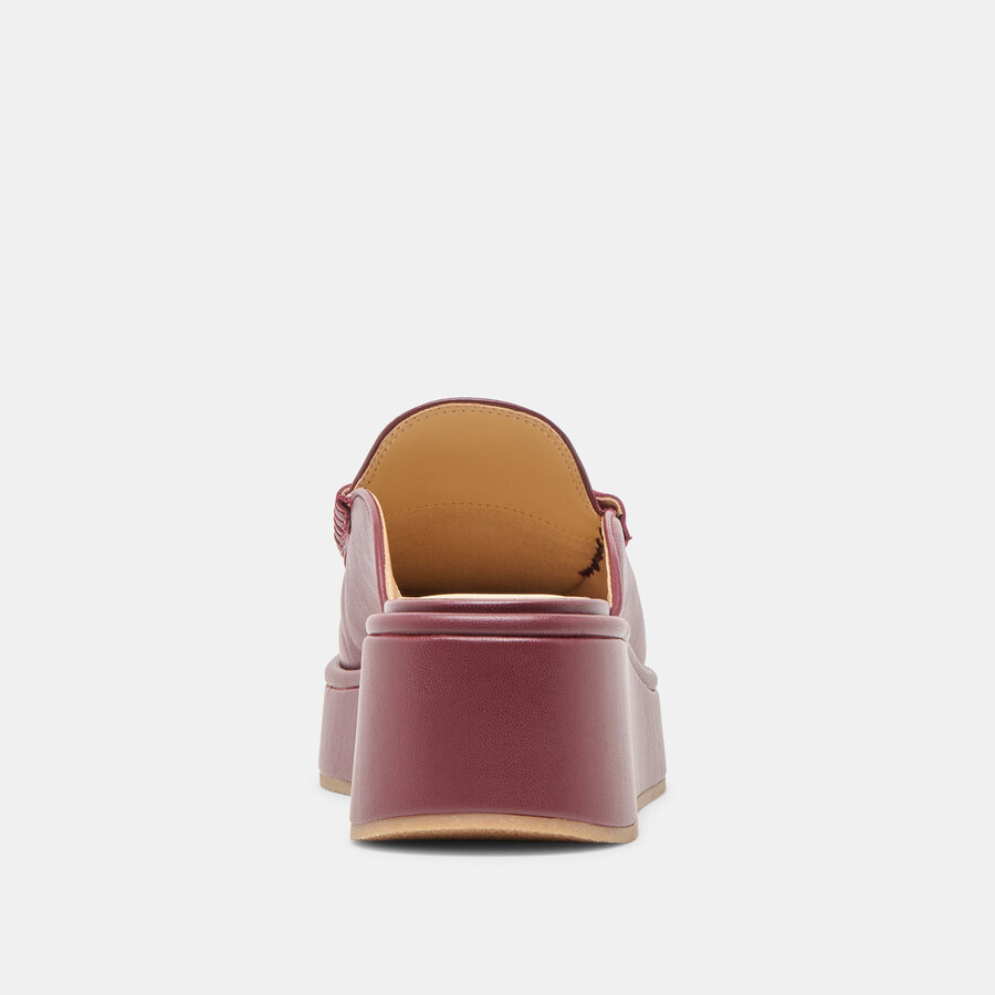 dorrel loafer bordeauxrotes leder