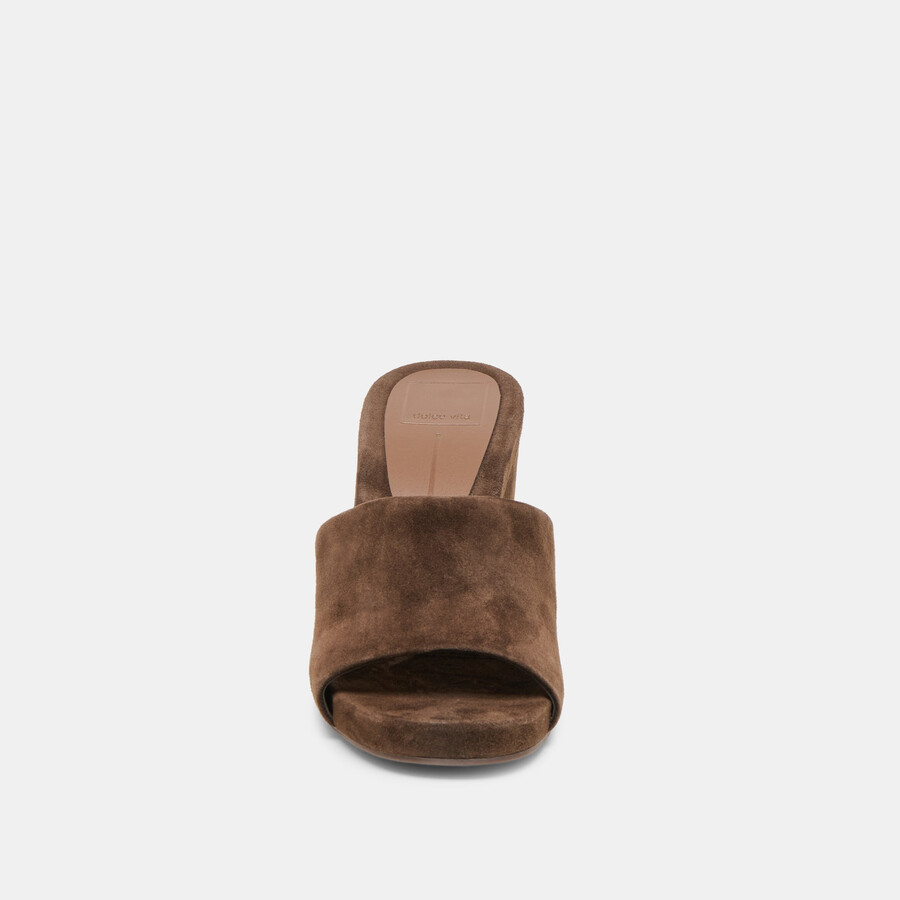 holta wedges dunkelbraunes wildleder