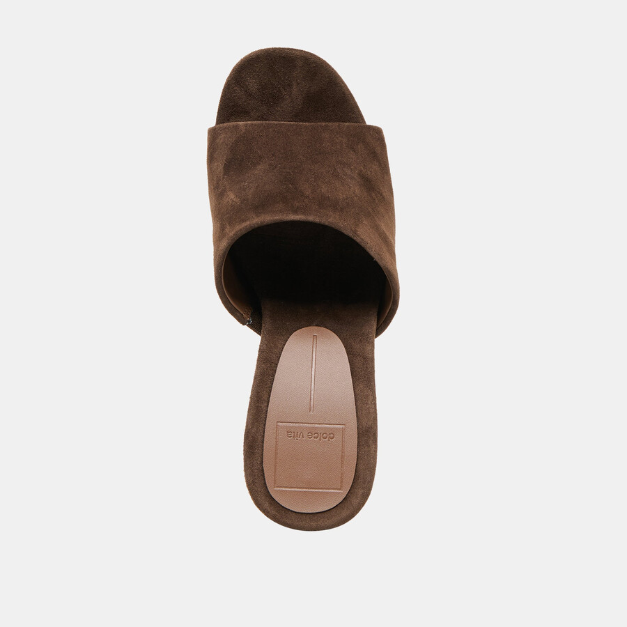 holta wedges dunkelbraunes wildleder